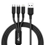 WeCool Nylon Braided Multifunction Fast Charging Cable
