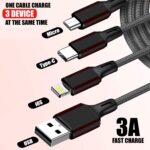 WeCool Nylon Braided Multifunction Fast Charging Cable - Image 5