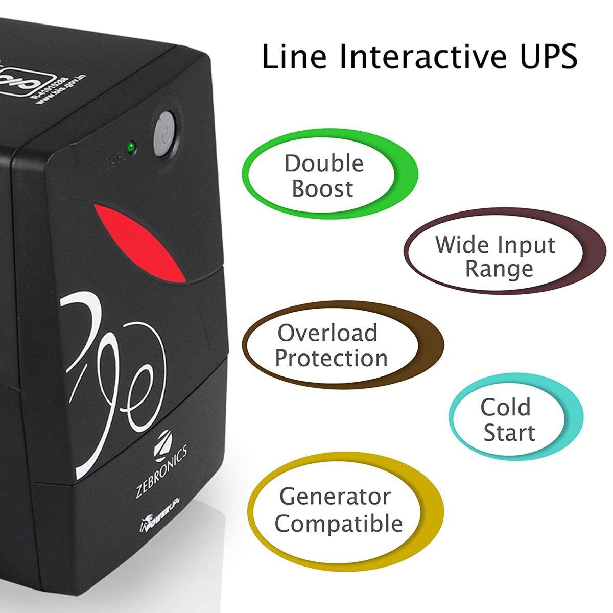 ZEBRONICS Zeb-U725 600VA UPS for Desktop/PC/Computers - Image 5