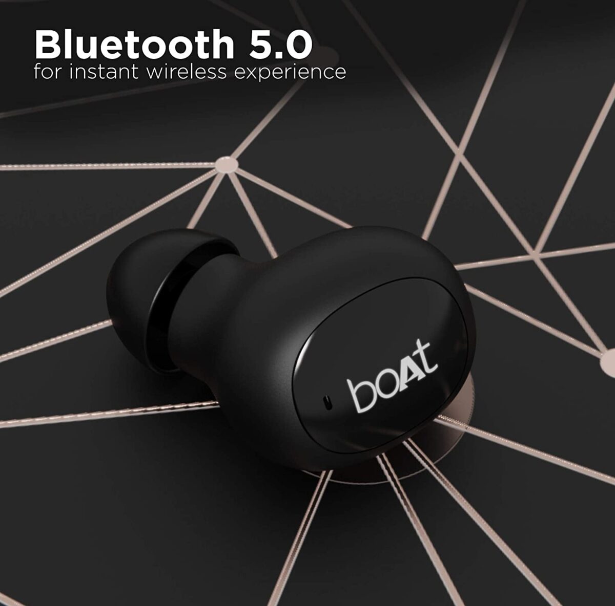 boAt Airdopes 121v2 True Buds Bluetooth V5.0 (Active Black) - Image 2