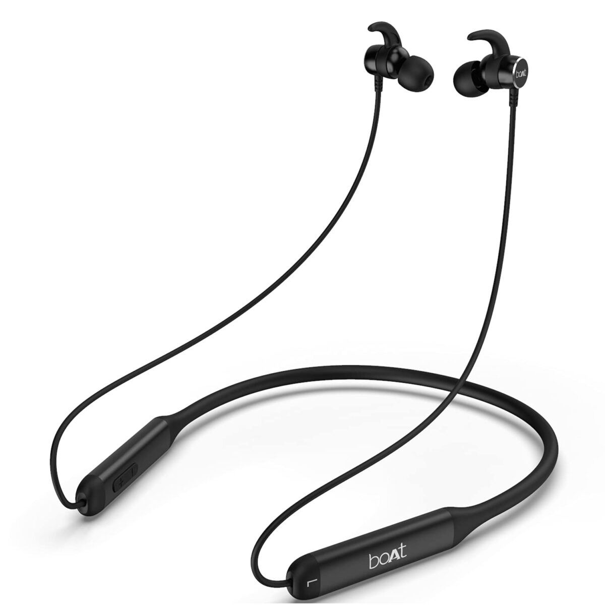 boAt Rockerz 330 Bluetooth Wireless Neckband (Active Black) - Image 1