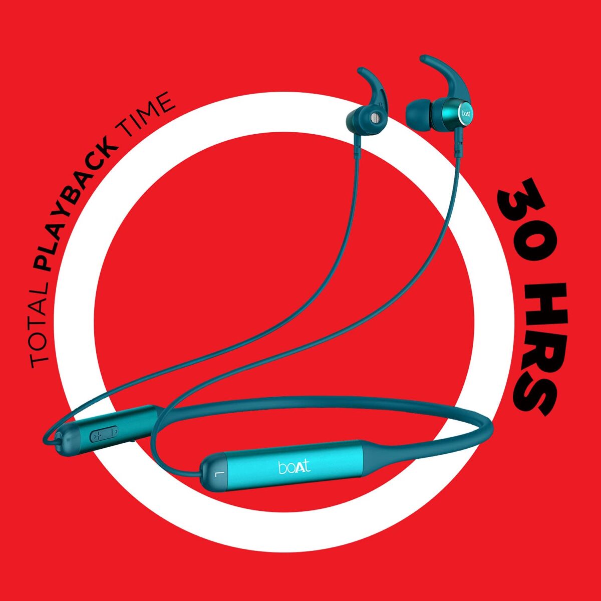 boAt Rockerz 330 Wireless Neckband(Teal Green) - Image 5