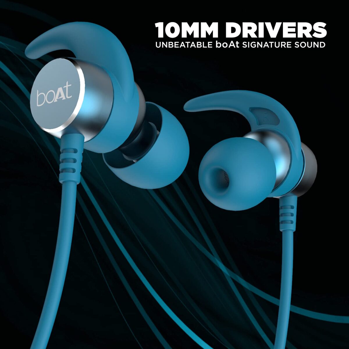 boAt Rockerz 330 Wireless Neckband(Teal Green) - Image 4