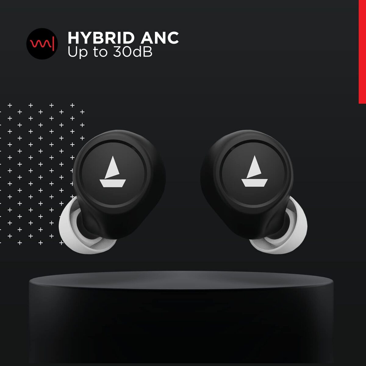 boAt Airdopes 501 ANC True Wireless Earbuds (Black) - Image 2