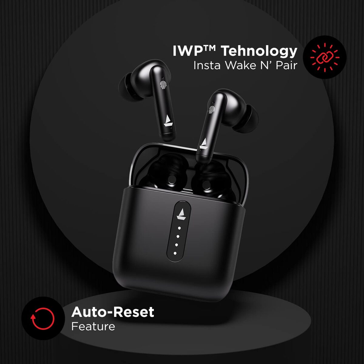 boAt Airdopes 141 True Wireless Earbuds (Bold Black) - Image 4