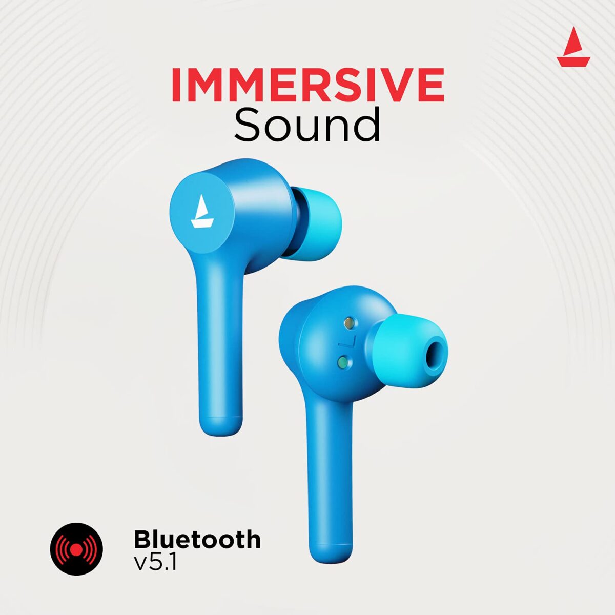 boAt Airdopes 281 Pro Bluetooth Truly Wireless Earbuds (Aqua Blue) - Image 3