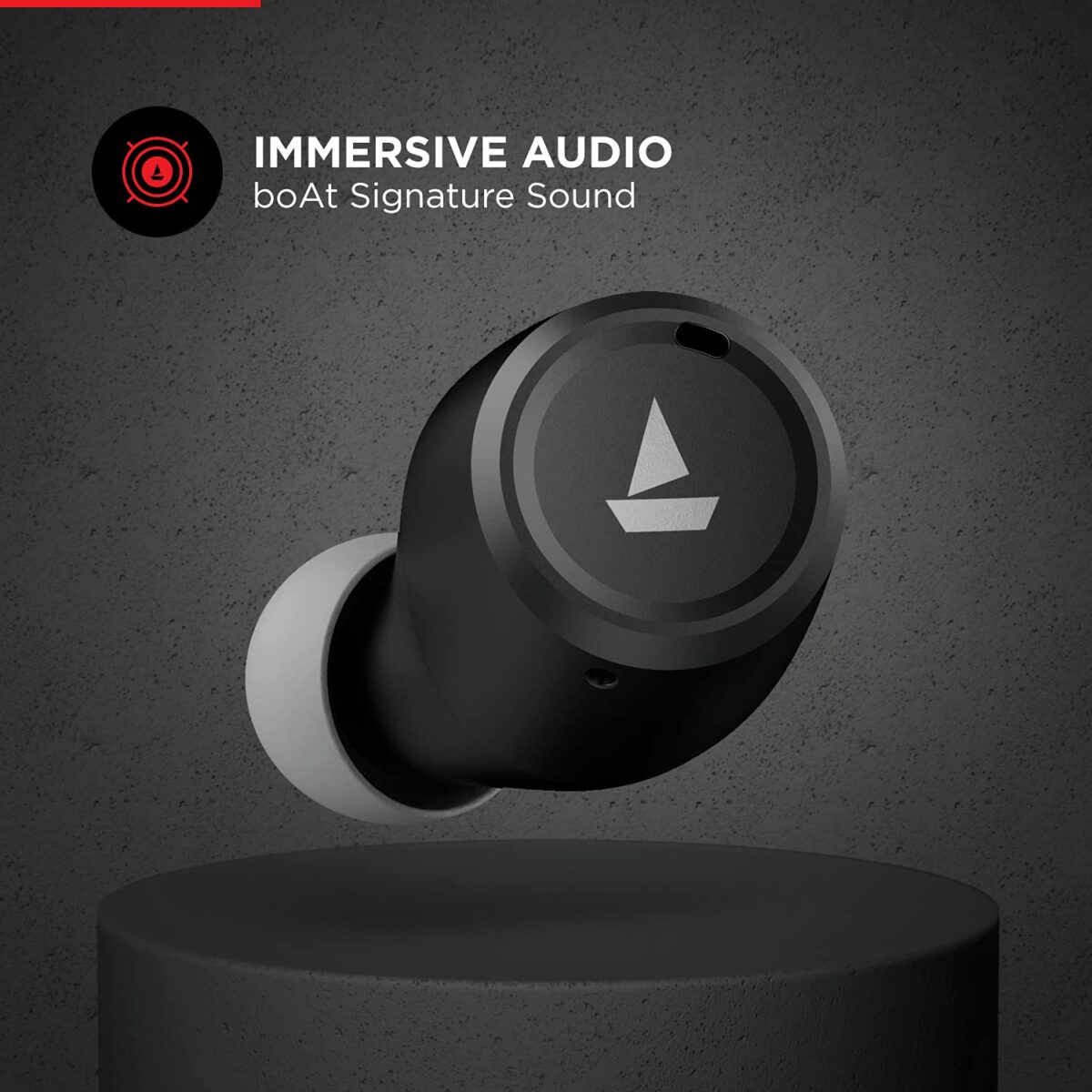 boAt Airdopes 391 True Wireless Earbuds (Active Black) - Image 4