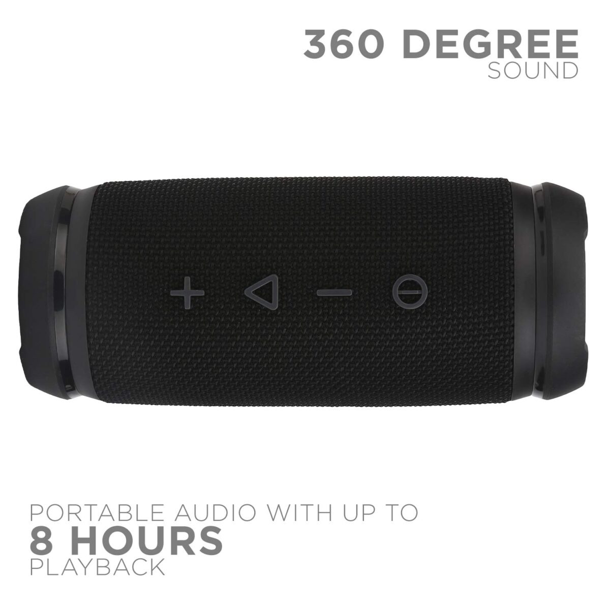 boAt Stone SpinX 12 Watt 2.0 Channel Bluetooth Speaker (Black) - Image 4