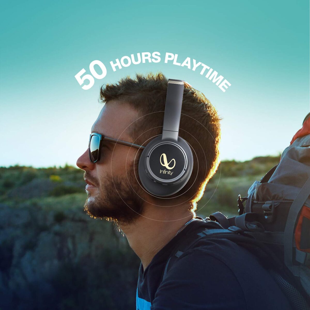 Infinity by Harman Glide 4000 Over-Ear Wireless Bluetooth Headphone - Image 5