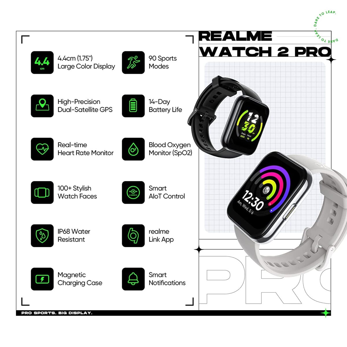 realme Smart Watch 2 Pro (Space Grey) - Image 3