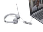 Lenovo 100 Stereo Analog Headset (Cloud Grey) - Image 4