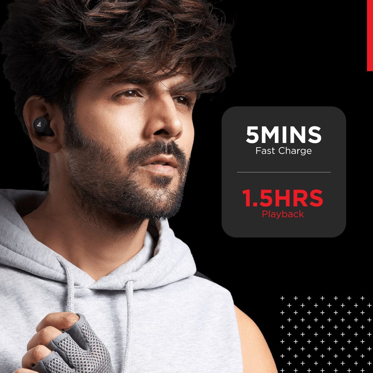 boAt Airdopes 391 True Wireless Earbuds (Active Black) - Image 5
