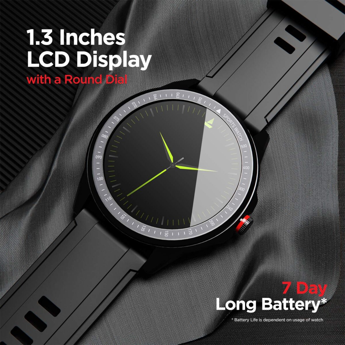 boAt Flash Edition Smartwatch (Lightning Black) - Image 4