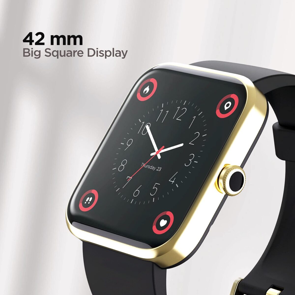 boAt Watch Xtend with Alexa Built-in (Pitch Black) - Image 4
