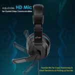 pTron Studio Lite Stereo Sound Wired Headphones (Black & Blue) - Image 4