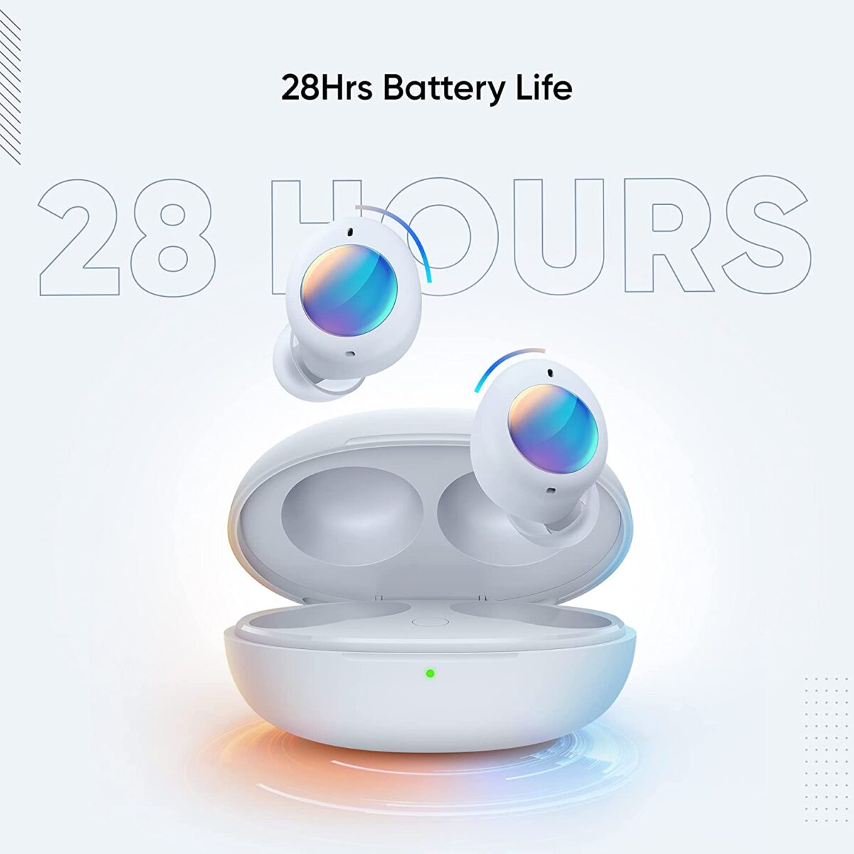 realme Buds Q2 with ANC True Wireless Earbuds (Grey) - Image 2