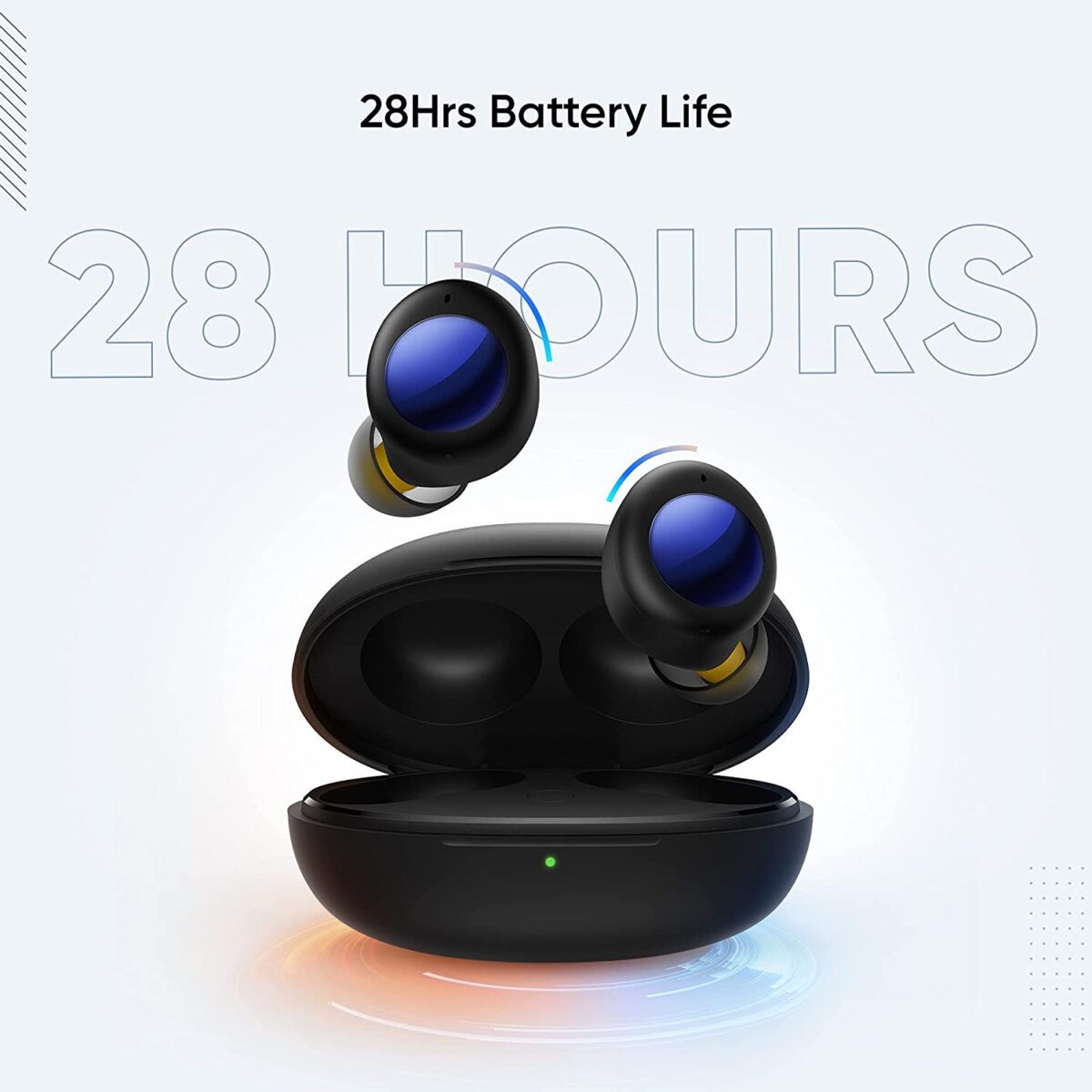 realme Buds Q2 with ANC True Wireless Earbuds (Active Black) - Image 4