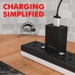 Portronics Adapto 62 USB Wall Adapter (Black) - Image 3