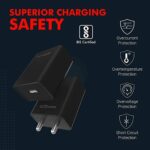 Portronics Adapto 62 USB Wall Adapter (Black) - Image 4