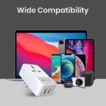 Portronics Adapto III Dual USB Adapter with 1 AC Power Socket (White) - Image 3