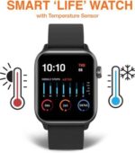GIONEE GSW5 Thermo Smartwatch  (Black , Regular) - Image 5