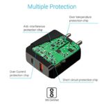 Portronics Adapto 22 Quick Charger USB Wall Adapter  Quick Charging USB Port + 18W PD Output for All iOS & Android Devices (Black) - Image 3
