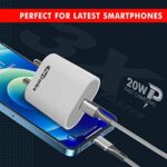Portronics Adapto 20 Type -C 20W Fast Charger -(White) - Image 4