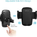 Portronics CLAMP X Car Mobile Holder For Clip (Z-Black) - Image 4