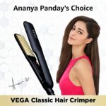VEGA Classic Hair Crimper With Quick Heat VHCR-01 (Black) - Image 2