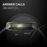 CrossBeats Orbit Bluetooth Calling Smart Watch (Graphite Black) - Image 2