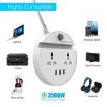 Portronics POR-739 Power Bun 2 Socket Extension Boards  (White) - Image 2