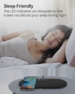RAEGR Arc 1350 [3-In-1] Triple Wireless Charging Pad Trio Mat (Black) - Image 4