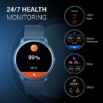 CrossBeats Orbit Bluetooth Calling Smart Watch (Metallic Blue) - Image 4