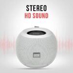 Pebble Dome Heavy Bass 5W Bluetooth Speaker (Grey) - Image 2