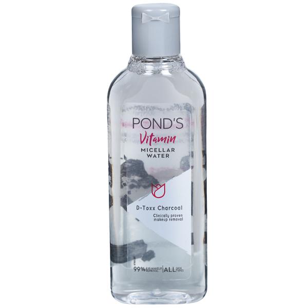 Ponds Vitamin Micellar Water D Toxx Charcoal 250 ml