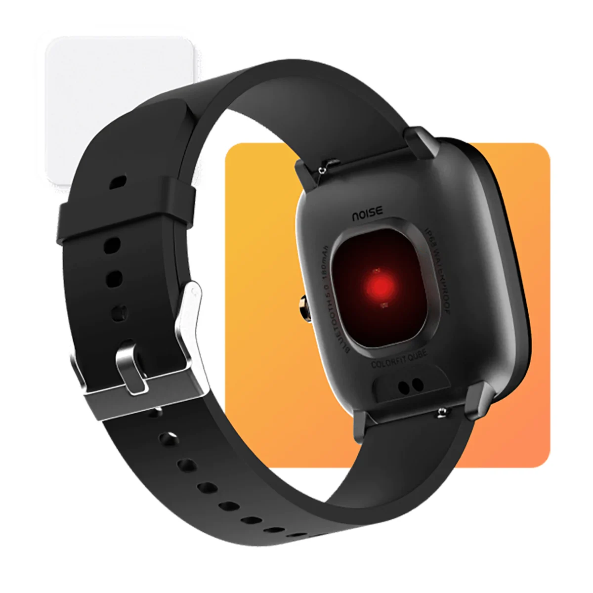 Noise ColorFit Qube Smart Watch (Charcoal Grey) - Image 4