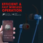 Portronics Harmonics 216 Bluetooth Headset (Blue) - Image 7