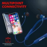 Portronics Harmonics 216 Bluetooth Headset (Blue) - Image 2