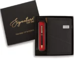 Signature 2022 Diary + Cello Origin Ball Pen A5 Gift Set 335 Pages  (Black)