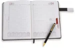 Signature 2022 Diary + Cello Origin Ball Pen A5 Gift Set 335 Pages  (Black) - Image 3