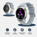 Fire-Boltt 360 SpO2 Display Round Smart Watch (Grey) - Image 4