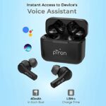 pTron Bassbuds Tango ENC Truely Wireless Earbuds (Black) - Image 3