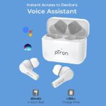 pTron Bassbuds Tango ENC Truely Wireless Earbuds (White) - Image 3