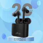 pTron Bassbuds Lite V2 Truely Wireless Earbuds (Black) - Image 2