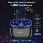pTron Bassbuds Pixel True Wireless Bluetooth Buds (Black) - Image 2