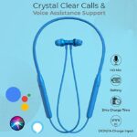 PTron Tangent Evo Bluetooth Wireless Neckband with Deep Bass (Blue) - Image 2