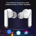 pTron Bassbuds Pixel True Wireless Bluetooth Buds (White) - Image 2