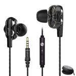 PTron Boom Ultima Dual-Driver Wired Earphones (Black)