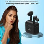 pTron Bassbuds Tango ENC Truely Wireless Earbuds (Black) - Image 5