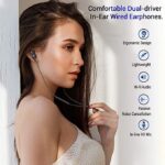 PTron Boom Ultima Dual-Driver Wired Earphones (Black) - Image 2